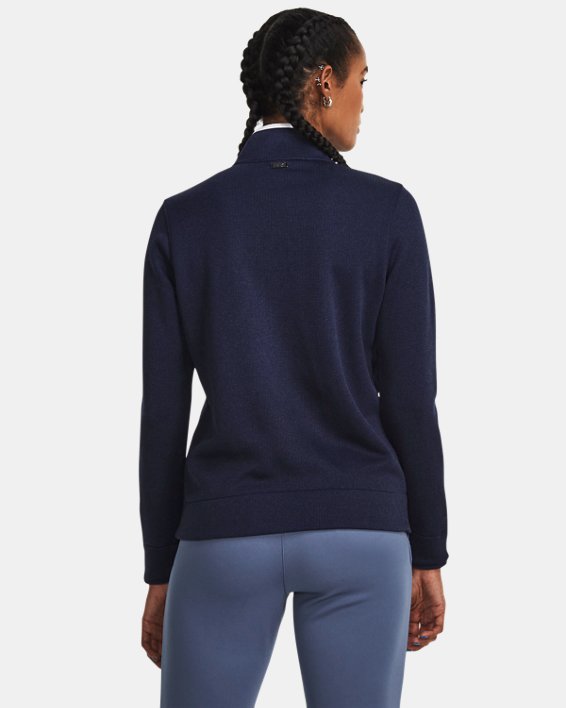 Damen UA Storm Fleece-Sweater mit ½ Zip, Blue, pdpMainDesktop image number 1